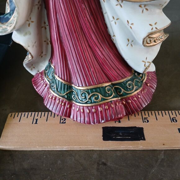 St. Nicholas Square Praying Angel Porcelain Musical Figurine Statue Holiday Deco - Picture 8 of 11